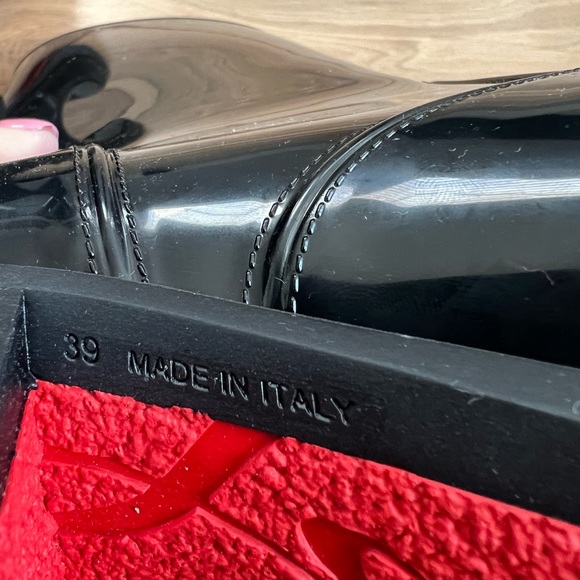 CHRISTIAN LOUBOUTIN Loubirain Waterproof Bootie rainboots - Picture 11 of 12